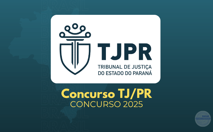 Concurso 2025: TJ/PR pública edital com 60 vagas